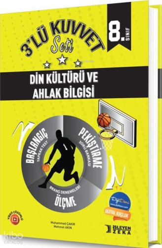 İşleyen Zeka 8. Sınıf Din Kültürü ve Ahlak Bilgisi 3 lü Kuvvet Serisi Seti