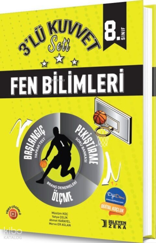 İşleyen Zeka 8. Sınıf Fen Bilimleri 3 lü Kuvvet Serisi Seti