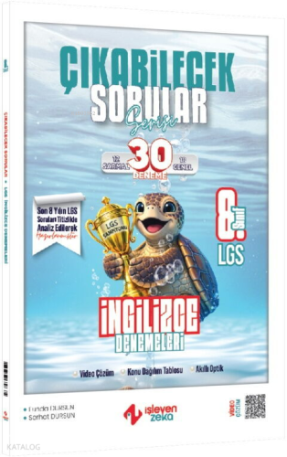 İşleyen Zeka 8. Sınıf LGS İngilizce Çıkabilecek Sorular Denemeleri