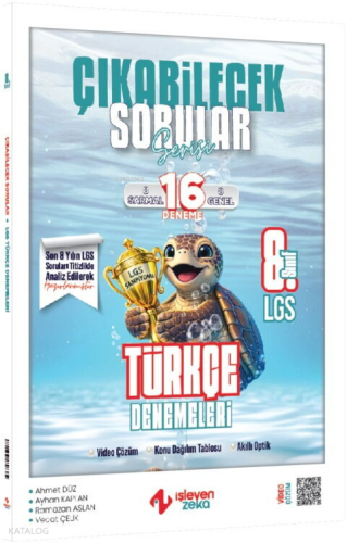 İşleyen Zeka 8. Sınıf LGS Türkçe Çıkabilecek Sorular Denemeleri