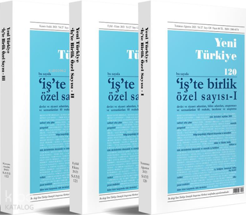 İş'te Birlik Özel Sayısı 120-121-122. Sayı (3 Cilt)