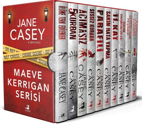 Jane Casey Maeve Kerrigan Serisi Seti - 10 Kitap Takım - Kutulu