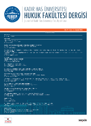 Kadir Has Üniversitesi Hukuk Fakültesi Dergisi Cilt:9 Sayı:2 Aralık 20
