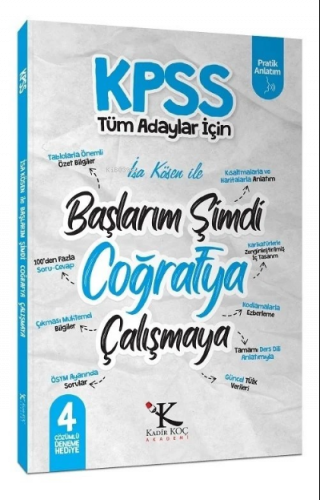 Kadir Koç Akademi KPSS Başlarım Şimdi Coğrafya Çalışmaya Ders Notları - İsa Kösen Kadir Koç Akademi
