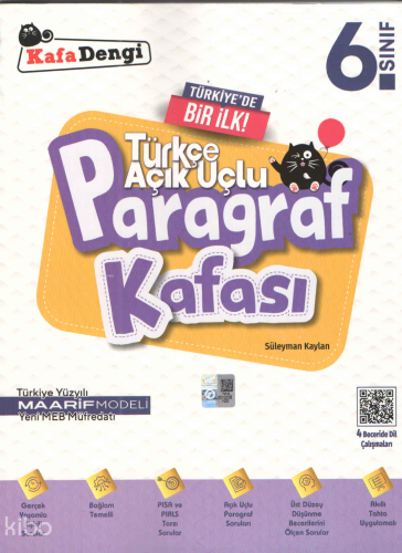 Kafa Dengi 6. Sınıf Paragraf Kafası Soru Bankası