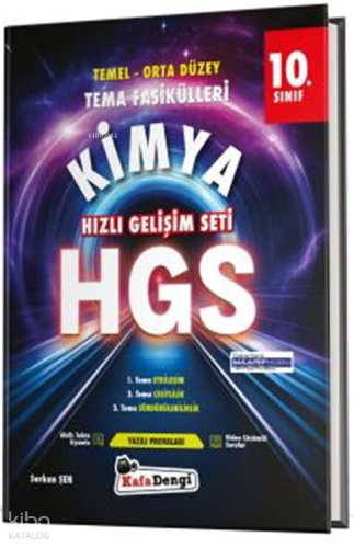 Kafa Dengi Yayınları 10. Sınıf Kimya HGS Tema Fasikülleri
