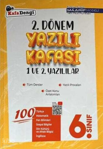 Kafa Dengi Yayınları 6. Sınıf 2. Dönem Yazılı Kafası