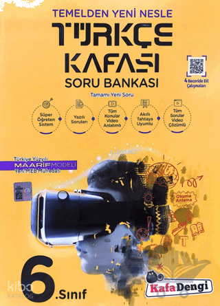 Kafa Dengi Yayınları 6. Sınıf Türkçe Kafası Soru Bankası (Tümü Video Ç