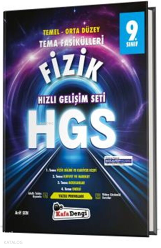 Kafa Dengi Yayınları 9. Sınıf Fizik HGS Tema Fasikülleri