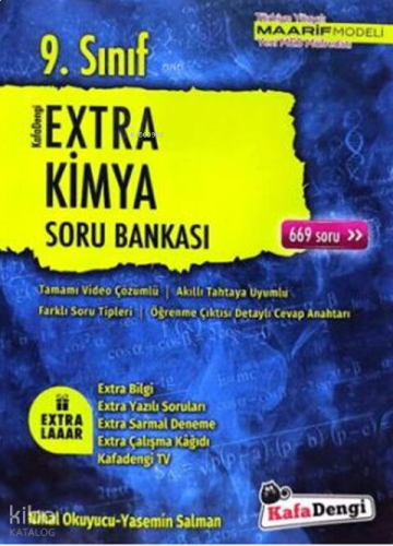 Kafa Dengi Yayınları 9. Sınıf Kimya Extra Soru Bankası