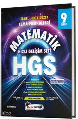 Kafa Dengi Yayınları 9. Sınıf Matematik HGS Tema Fasikülleri