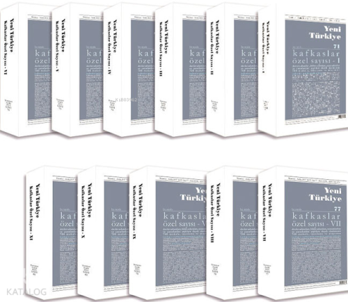 Kafkaslar Özel Sayısı Sayı 71-72-73-74-75-76-77-78-79-80-81 (11 Cilt)
