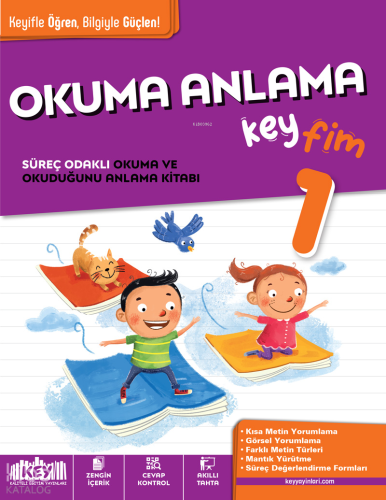 Kaliteli Eğitim Yayınları 1.Sınıf Okuma Anlama Keyfim