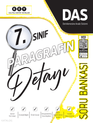 Kaliteli Eğitim Yayınları 7. Sınıf Paragrafın Detayı Soru Bankası