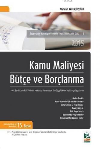 Kamu Maliyesi Bütçe ve Borçlanma