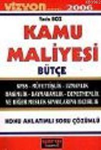 Kamu Maliyesi; Bütçe