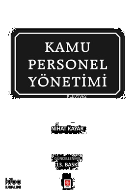 Kamu Personel Yönetimi