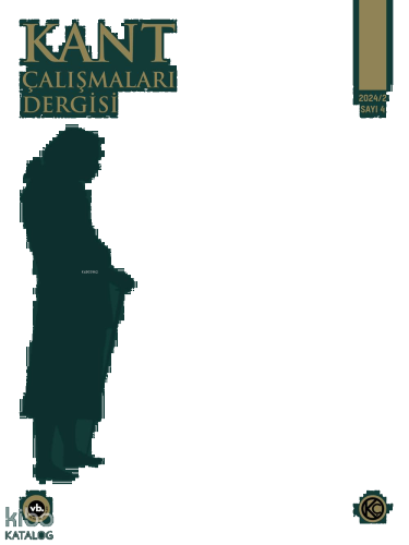 Kant Çalışmaları Dergisi Sayı 4