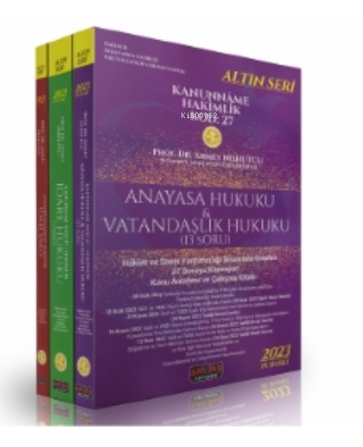 Kanunname Hakimlik ;Kod:27 Konu Anlatımı 2023