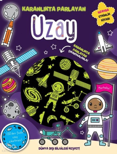 Karanlıkta Parlayan Kitaplar - Uzay (Parlayan Çıkartmalar)