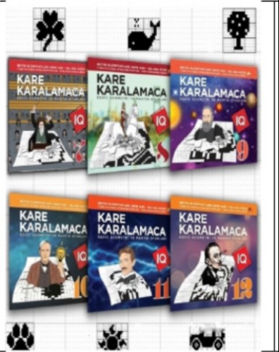 Kare Karalamaca Seti 2 7' den 70' e Akıl ve Mantık Oyunları . (6 Kitaplık Zevkli Oyunlar)
