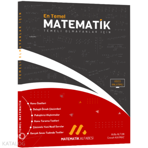Kare Yayınları Matematik Alfabesi En Temel Matematik