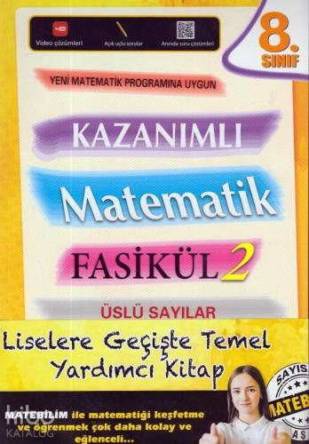 Karekod 8. Sınıf Kazanımlı Matematik Fasikül 2 Üslü Sayılar