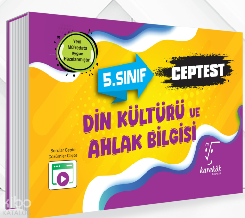 Karekök Yayınları 5. Sınıf Din Kültürü ve Ahlak Bilgisi Ceptest