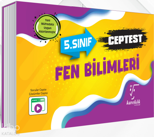 Karekök Yayınları 5. Sınıf Fen Bilimleri Ceptest