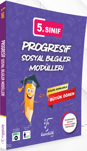 Karekök Yayınları 5. Sınıf Progresif Sosyal Bilgiler Modülleri
