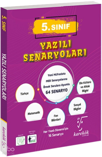 Karekök Yayınları 5. Sınıf Yazılı Senaryoları