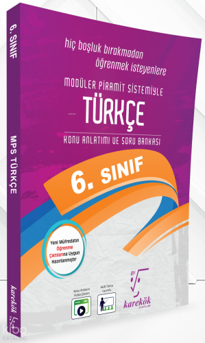 Karekök Yayınları 6.Sınıf Türkçe Mps (Modüler Piramit Sistemi)