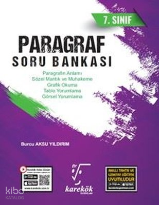 Karekök Yayınları 7. Sınıf Paragraf Soru Bankası