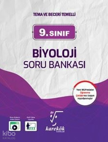 Karekök Yayınları 9. Sınıf Biyoloji Soru Bankası