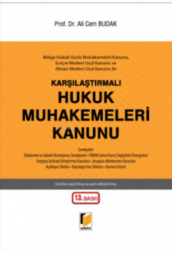 Karşılaştırmalı Hukuk Muhakemeleri Kanunu
