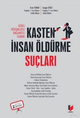 Kasten İnsan Öldürme Suçları (Ciltli)
