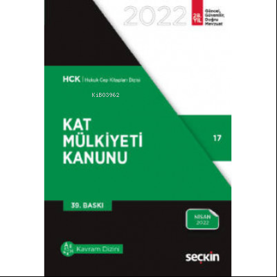 Kat Mülkiyeti Kanunu (Cep)