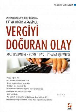 Katma Değer Vergisinde Vergiyi Doğuran Olay; Mal Teslimleri  Hizmet İfası  İthalat İşlemleri