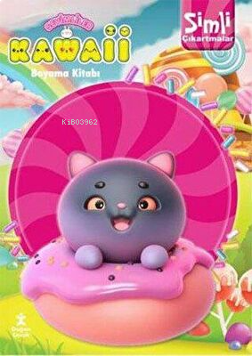 Kawaii Simli Çıkartmalı Boyama Kitabı