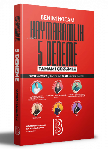 Kaymakamlık Tamamı Çözümlü 5 Deneme Sınavı