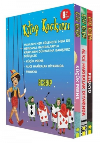 Kitap Kaçkını Seti - 3 Kitap Takım - Kutulu