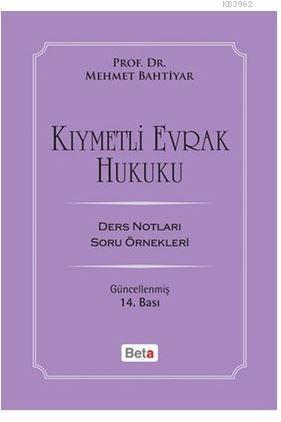 Kıymetli Evrak Hukuku; Ders Notları Soru Örnekleri