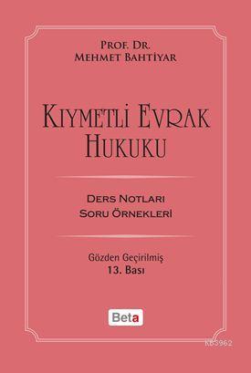 Kıymetli Evrak Hukuku