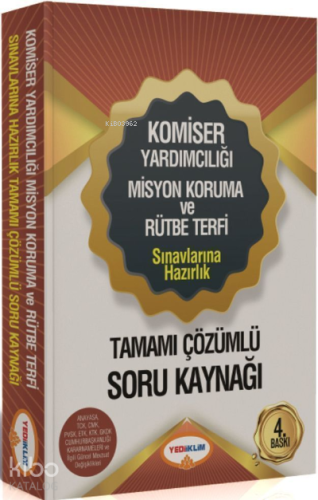 Komiser Yardımcılığı Misyon Kor.Rüt.Ter.Haz.2020