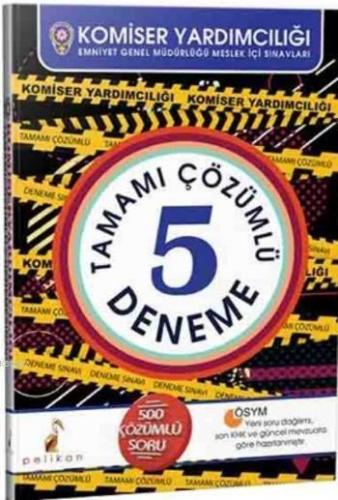 Komiser Yardımcılığı Tamamı Çözümlü 5 Deneme Sınavı 2017