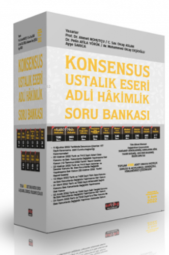 KONSENSUS Ustalık Eseri Adli Hakimlik Soru Bankası Savaş Yayınları 2022
