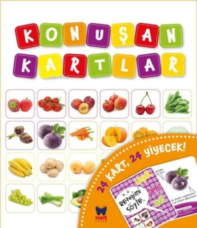 Konuşan Kartlar - 24 Kart 24 Yiyecek