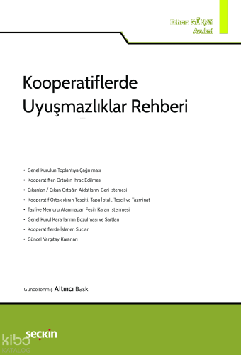 Kooperatiflerde Uyuşmazlıklar Rehberi