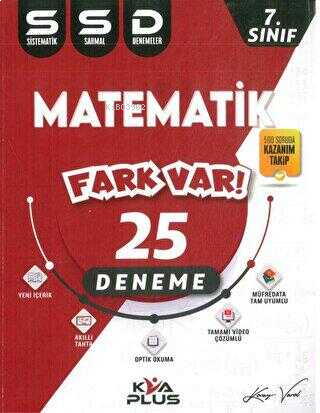 Koray Varol Akademi 7. Sınıf Matematik Sistematik 25 Sarmal Deneme