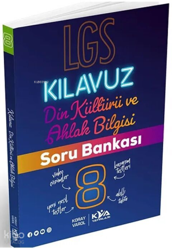 Koray Varol Akademi 8. Sınıf Kılavuz Serisi Din Kültürü Soru Bankası